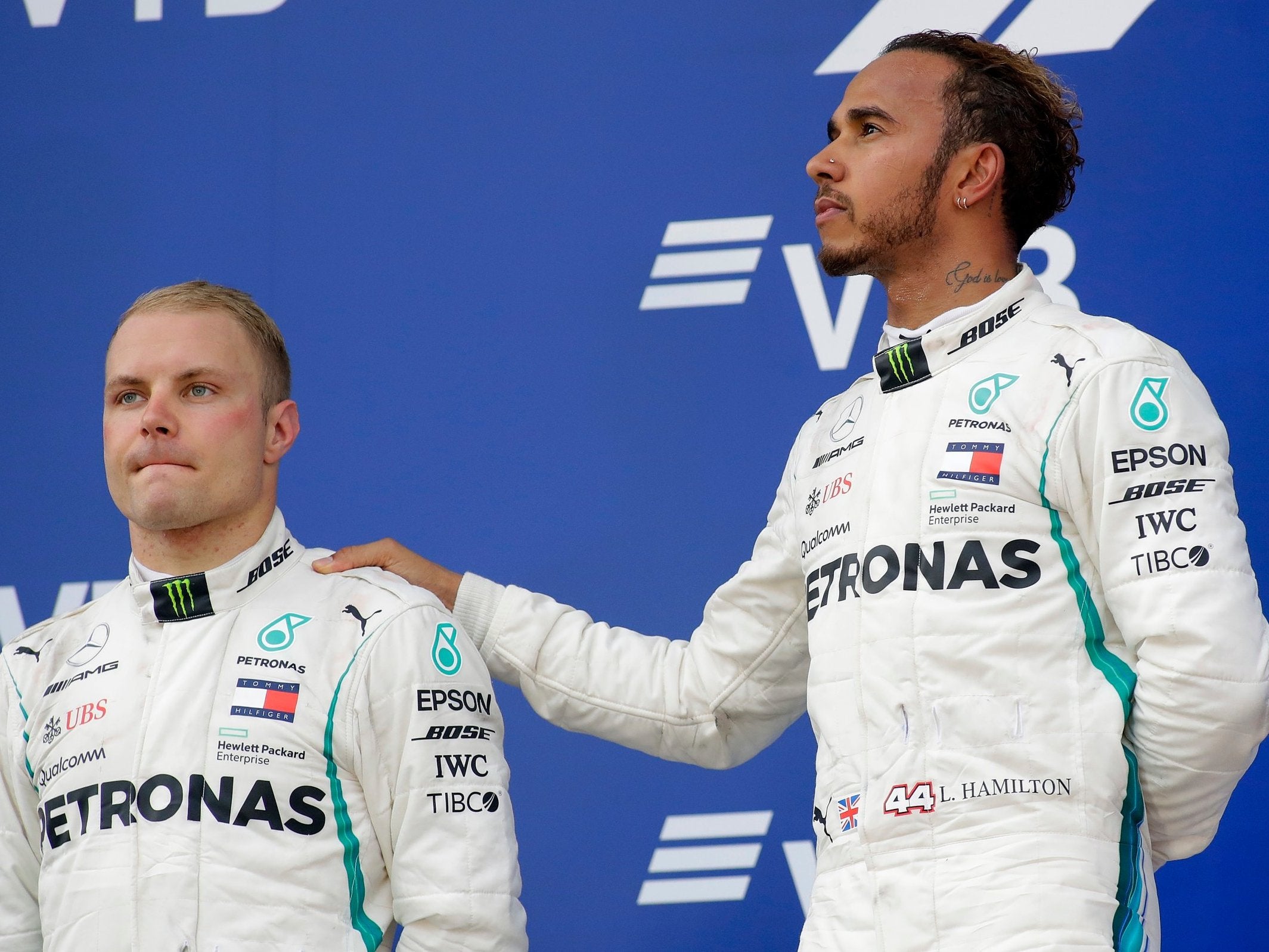 Bottas allowed Hamilton through to win the race