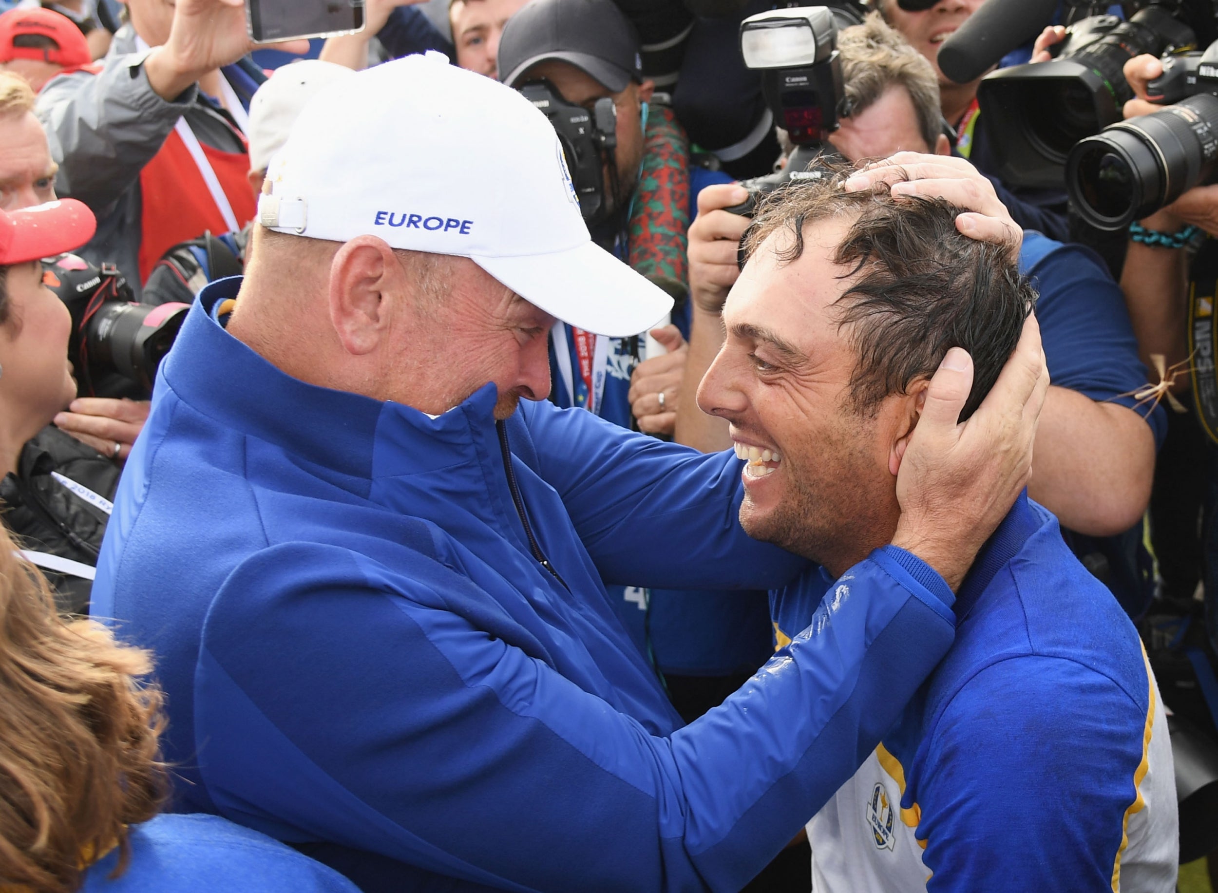 The Ryder Cup were reunited last month at the British Masters (Getty)