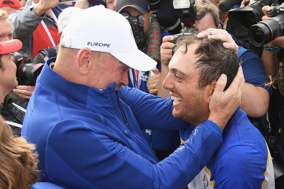 Bjorn and Molinari?revelled in their golden moment (Getty )