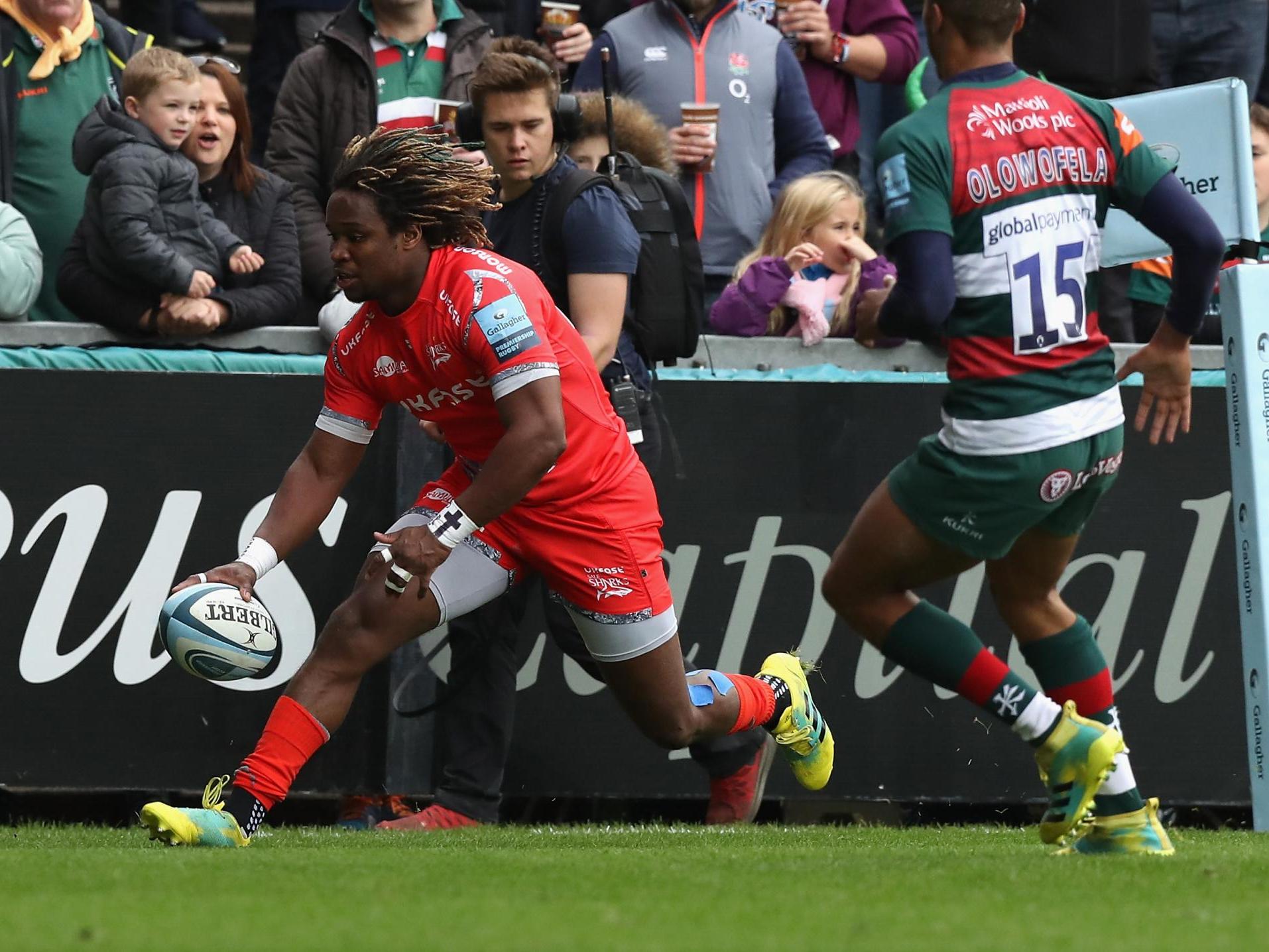 Marland Yarde got Sale off to a dream start by scoring a try