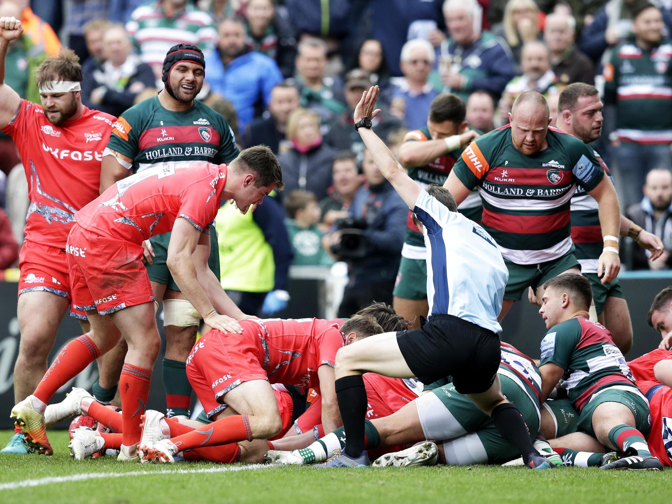 Rob Webber's late try gave Sale Sharks hope of a comeback