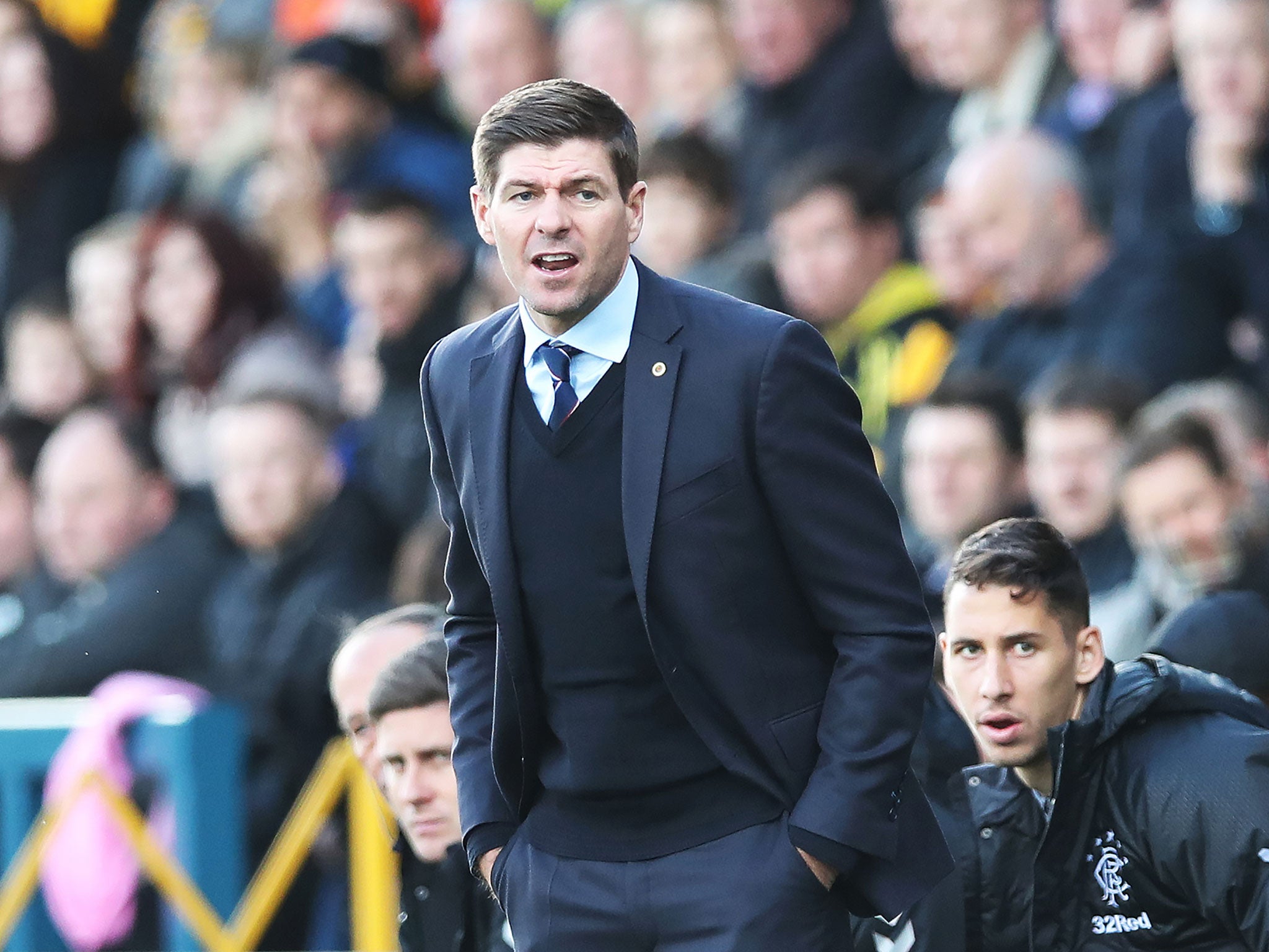 Steven Gerrard condemned the incident and said that behaviour has no place in football