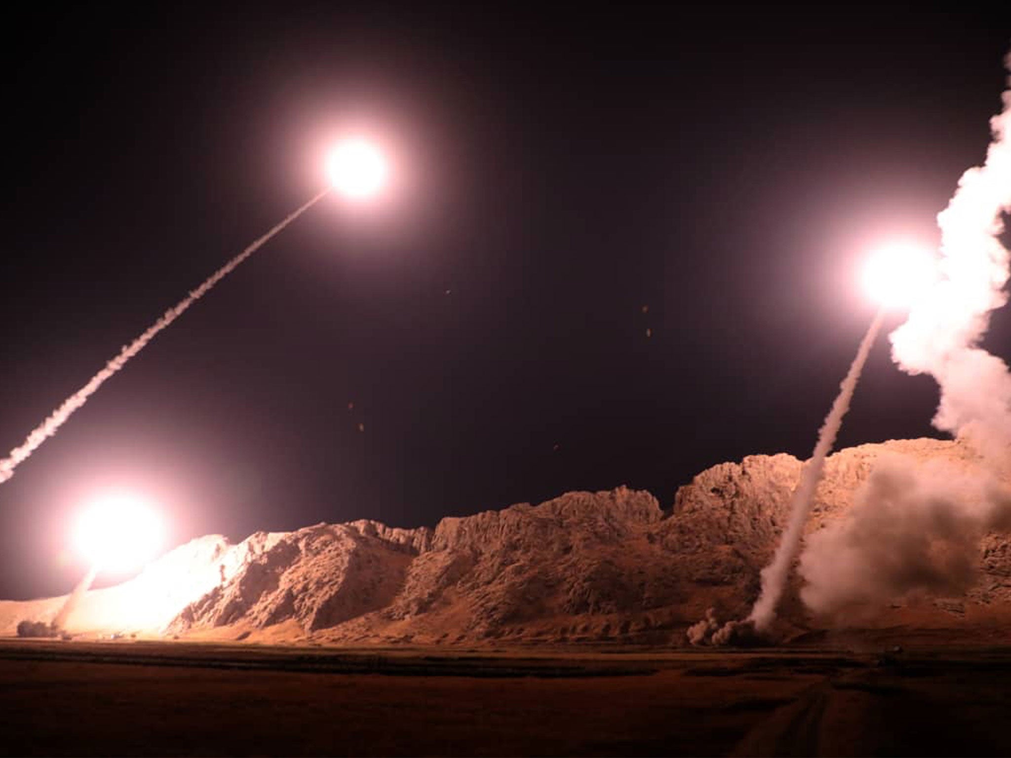 Iran targets Syrian militants with missiles in retaliation for parade shooting