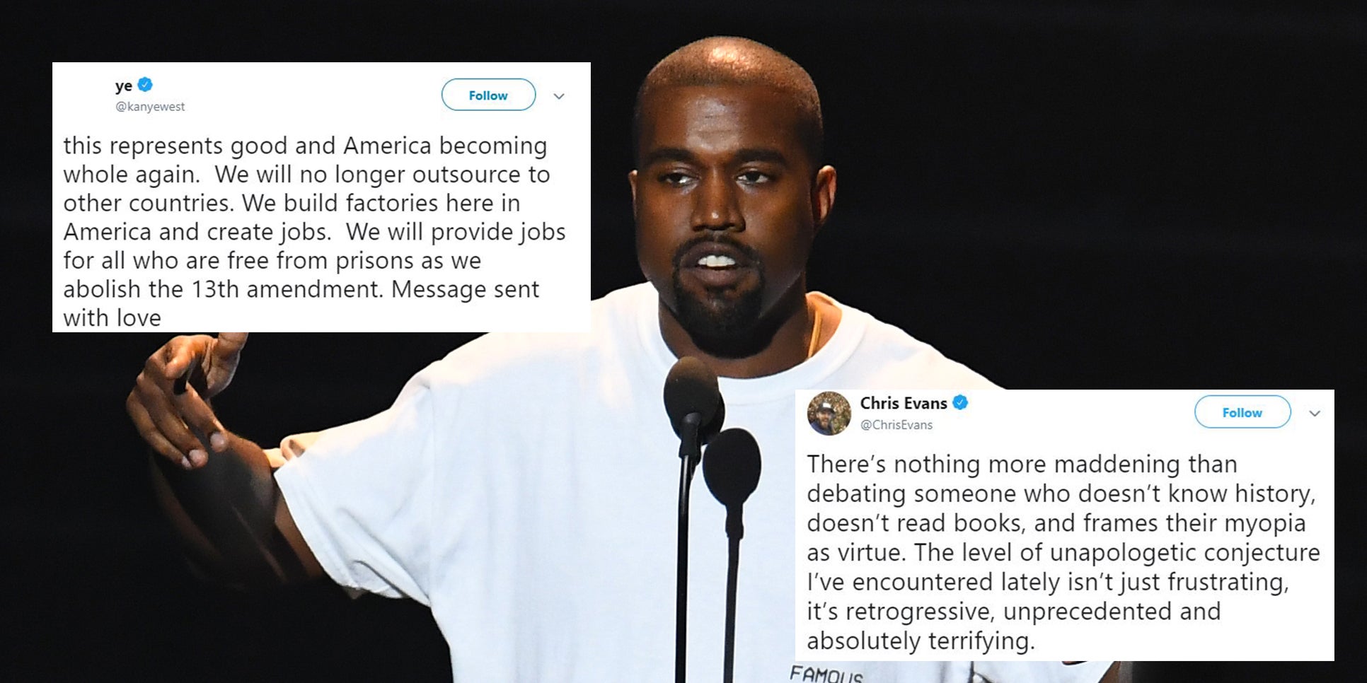 Kanye West destroyed on Twitter for criticising the 13th amendment ...