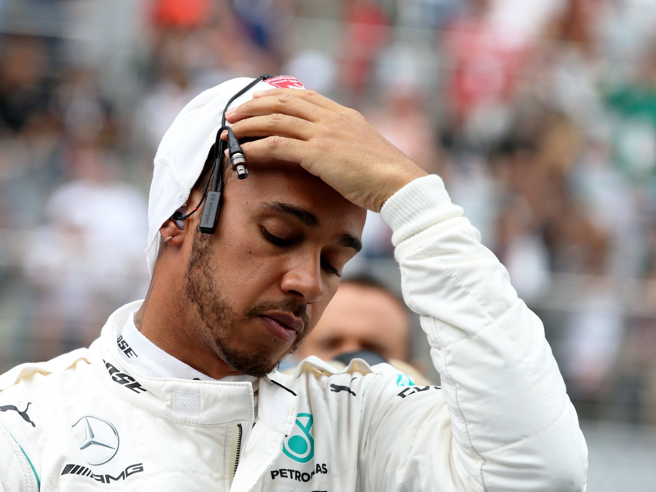 Lewis Hamilton was clearly uneasy with his victory in Russia