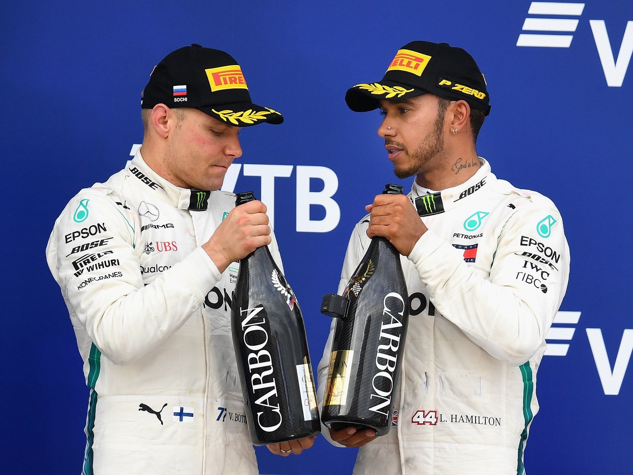 Lewis Hamilton wins Russian Grand Prix but is unhappy with team