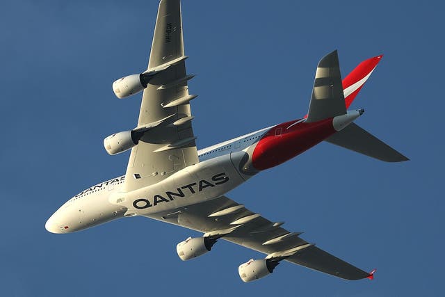 A Qantas flight was disrupted by a drunk passenger