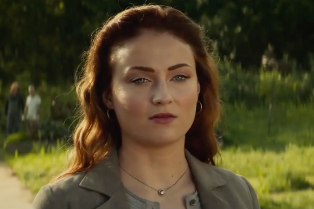 Sophie Turner in the trailer for X-Men: Dark Phoenix