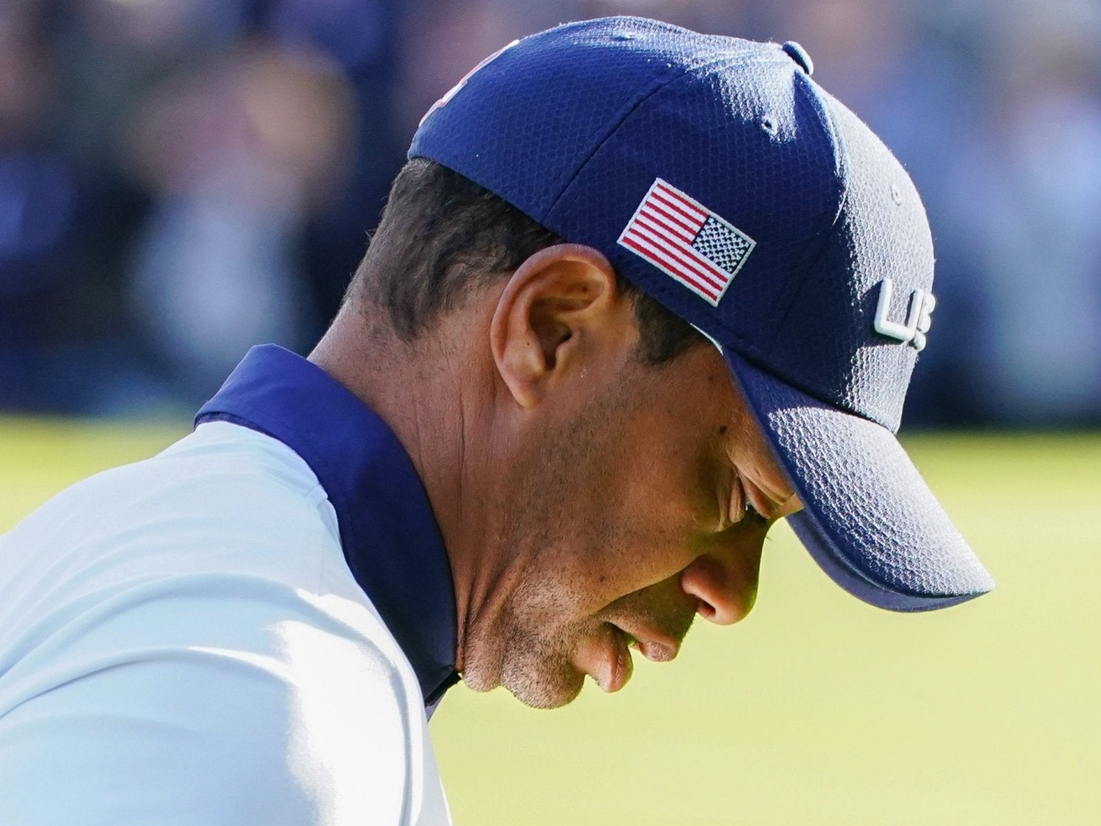 Tiger Woods during Day Two of the 2018 Ryder Cup