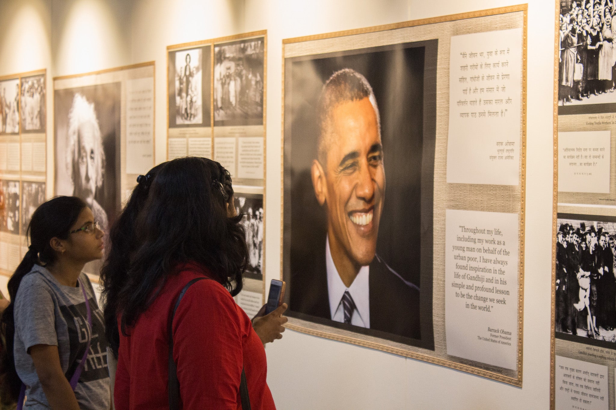 New exhibition asks what influence Gandhi has had on some of the world’s most important leaders