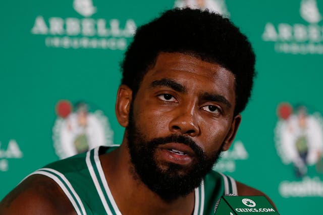 Basketball star Kyrie Irving has repeatedly claimed the earth is flat