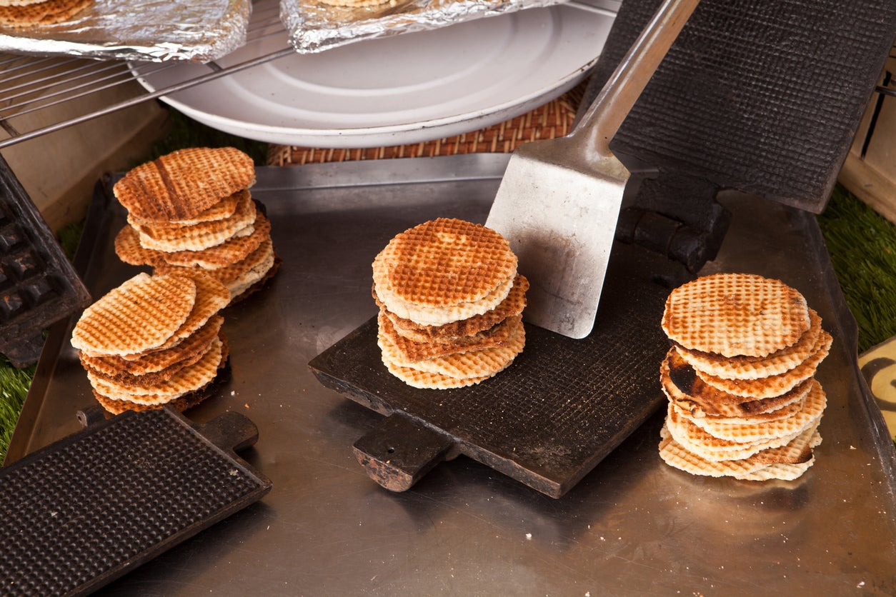 Treat yourself to a freshly made stroopwafel (Getty/iStock)