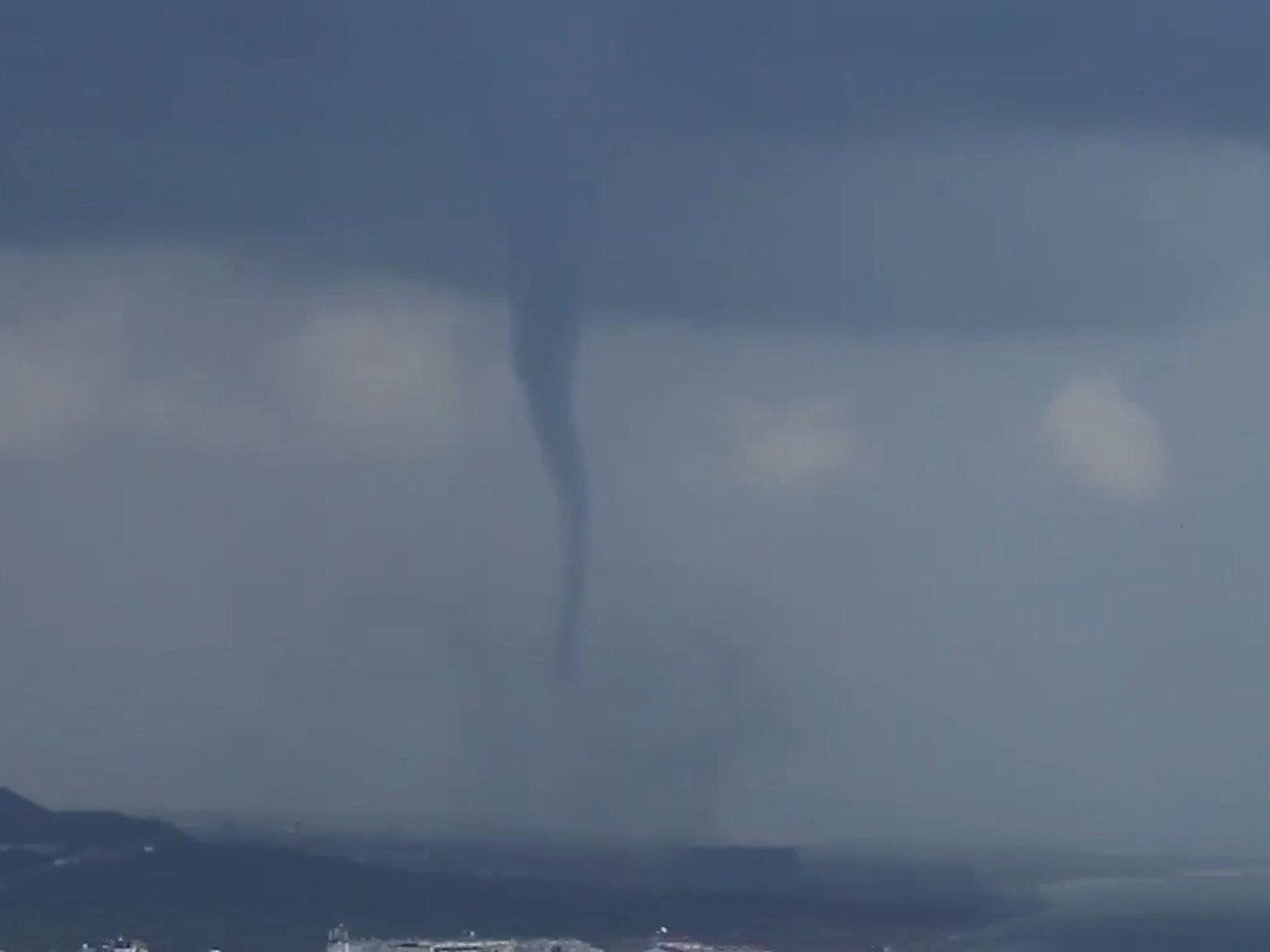 A tornado pictured above Spain in September, 2018