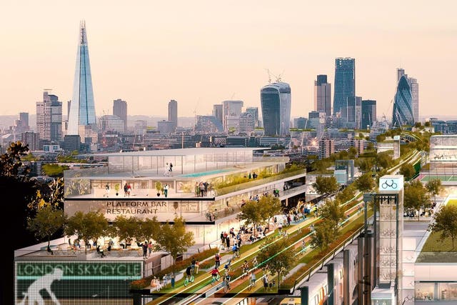 Skycycle could transform the way Londoners commute across the city