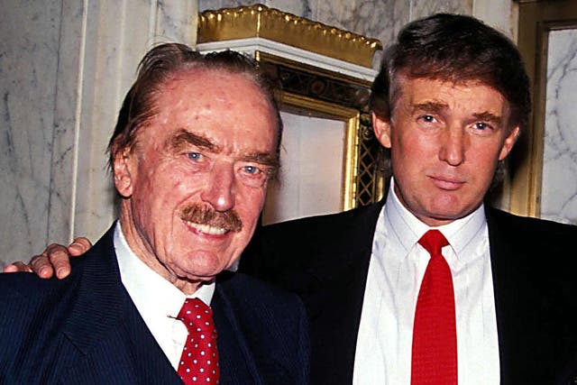 Donald Trump is said to have received more than $400m from his father, Fred