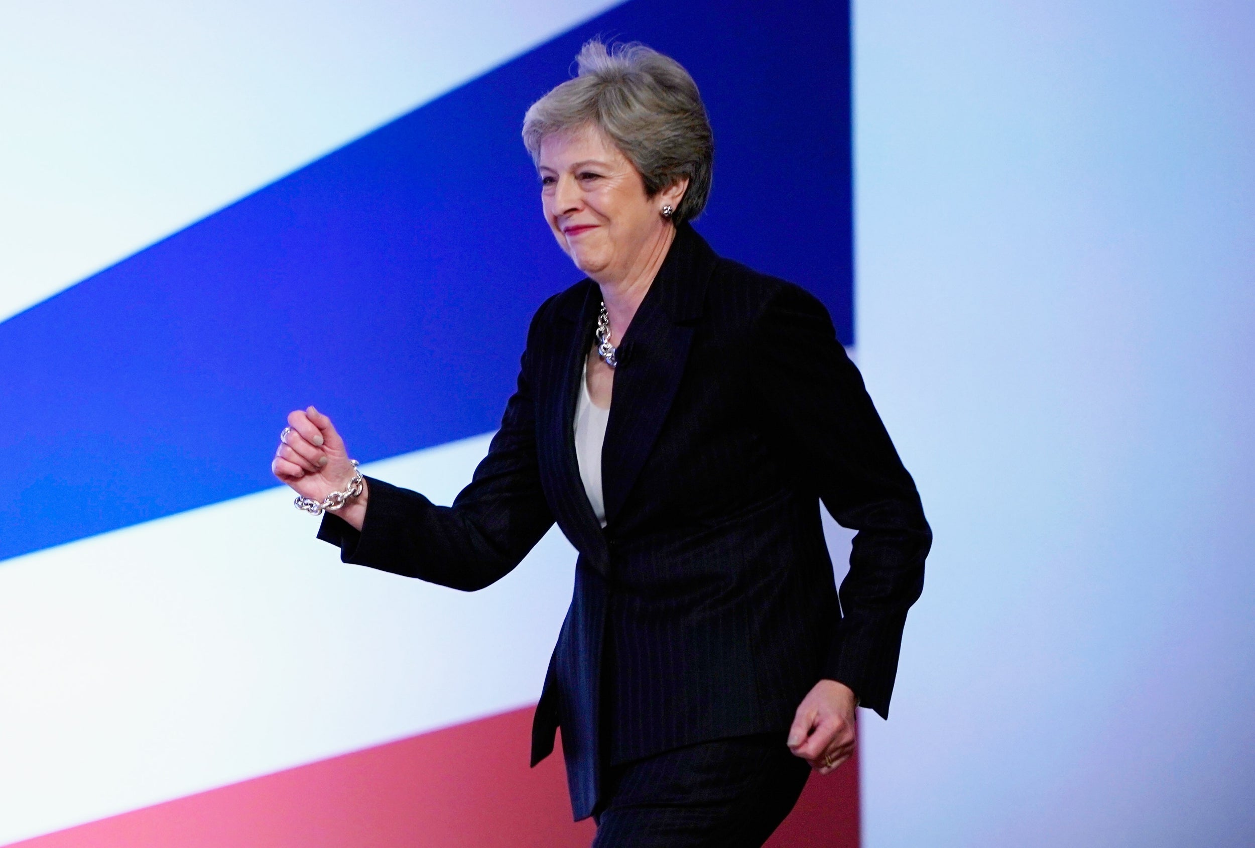The prime minister's dance moves to an Abba classic at the Conservative Party conference, prompted Alastair Campbell to persuade the band to object