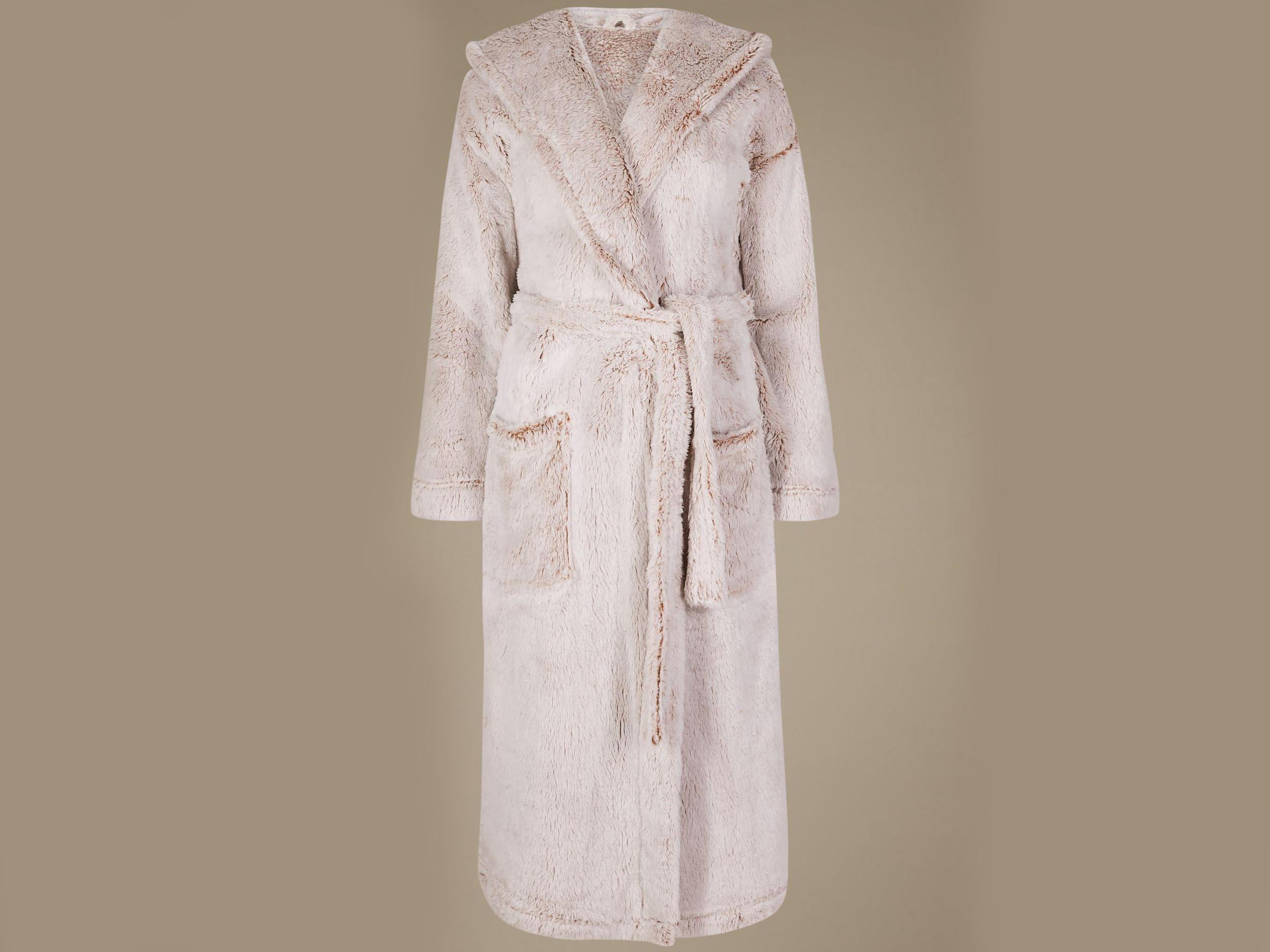 Supersoft?Hooded Long Sleeve Dressing Gown, ?28, Marks and?Spencer
