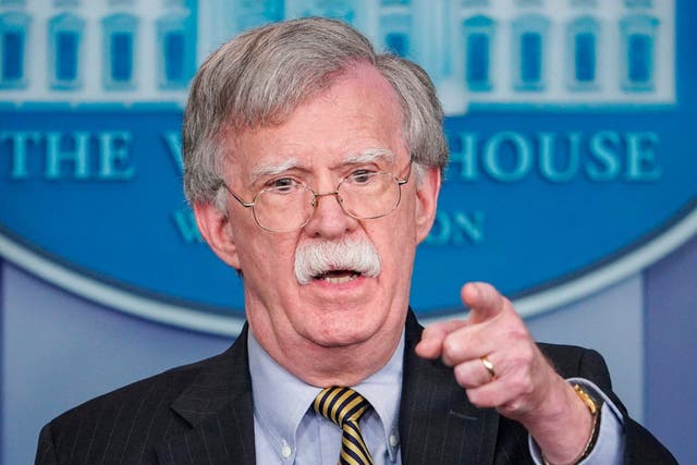 US National Security Advisor John Bolton warned officials in Moscow he considered Russian interference "intolerable."