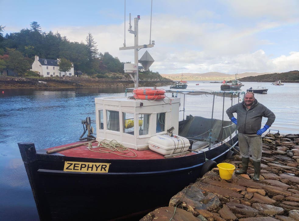 At the turn of the century, there were more than 200 fisherman in the area, now Ian McWhinney is one of two, and the only one using the potting method