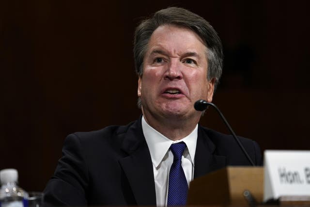 <p>Mr Kavanaugh's nomination has been threatened by allegations stemming from his time in high school and college</p>