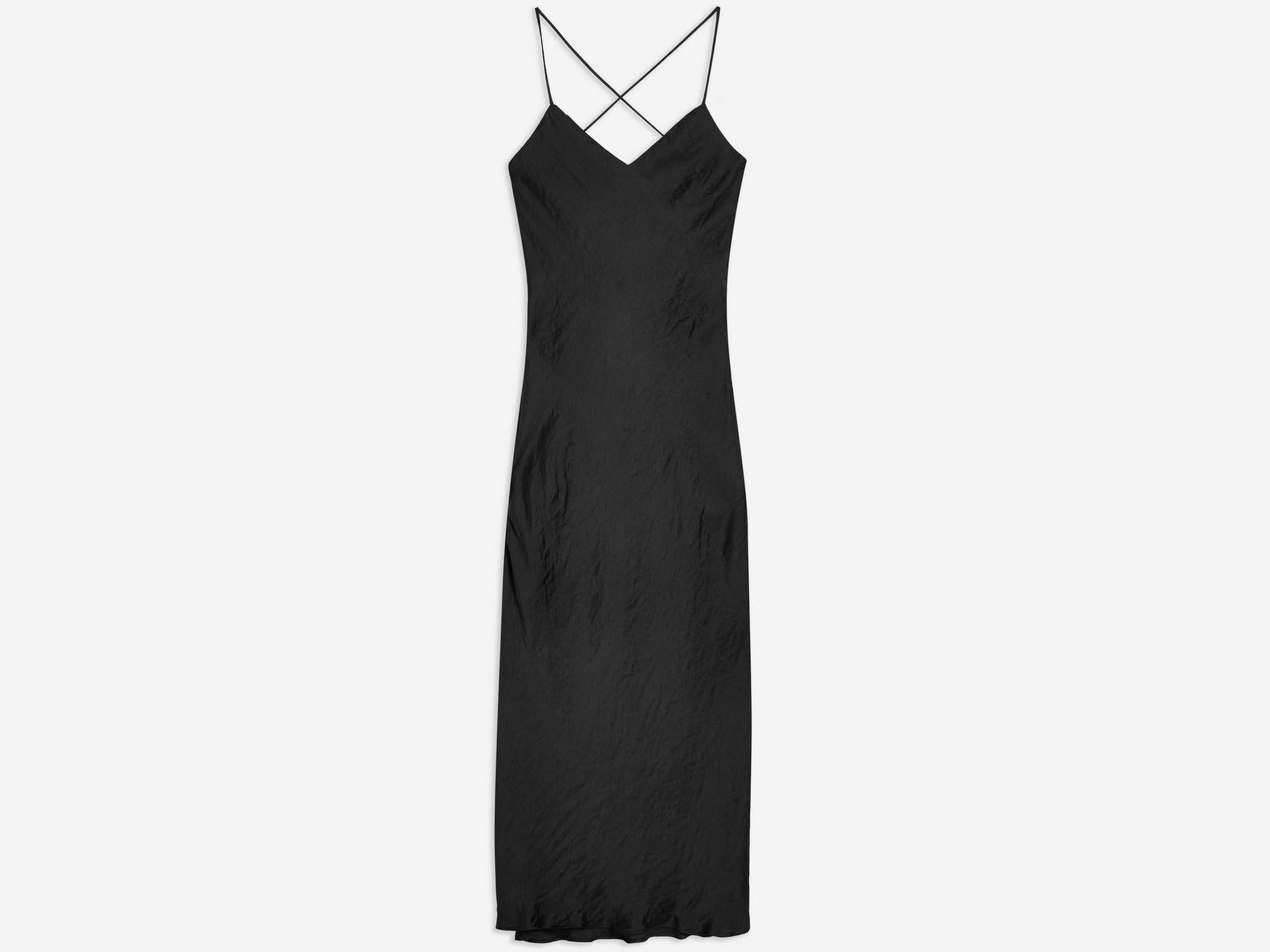 Plain Satin Slip Dress, £35, Topshop