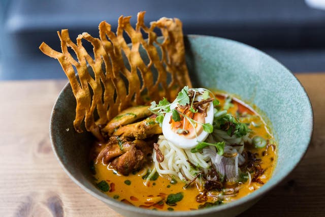 Lahpet, one of only three Burmese restaurants in London, is championing the cuisine with its on-point location, Instagrammable interiors and knife-and-fork-friendly food