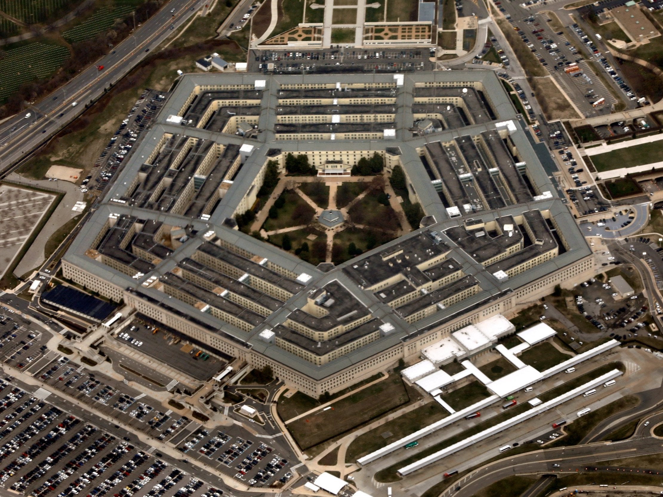 Two of the four suspicious packages were intercepted before being brought into the Pentagon