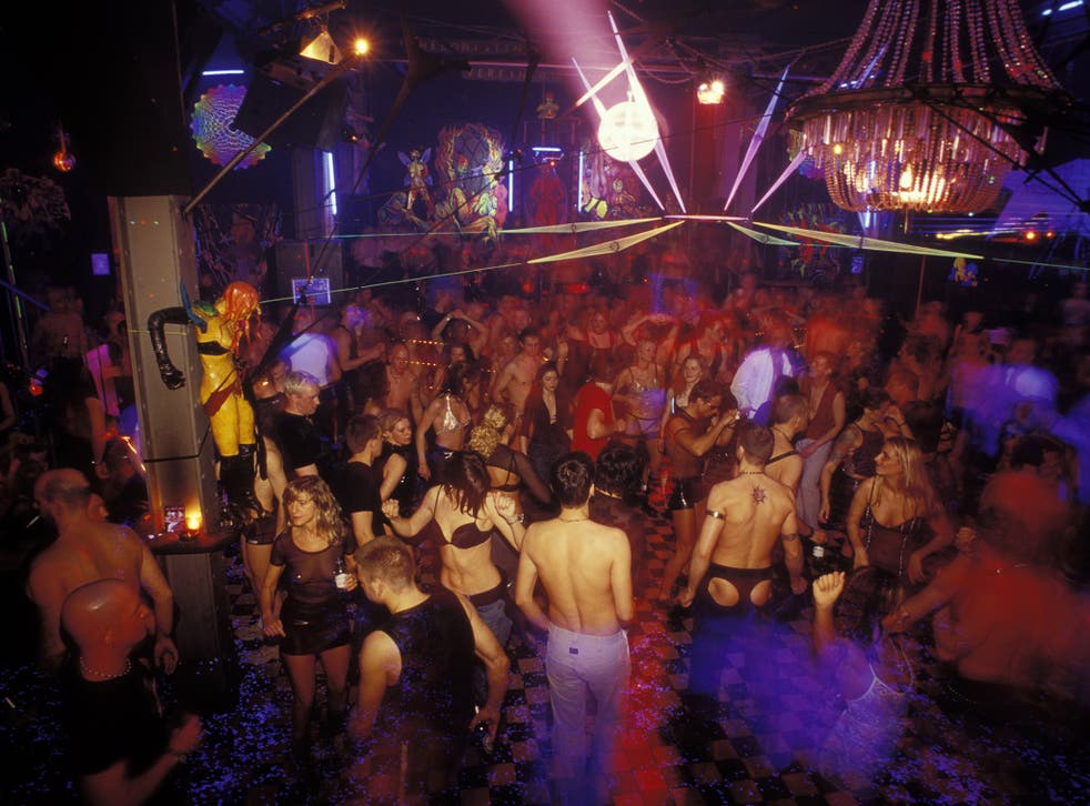 The KitKatClub is renowned for its kinky, sex on the dance floor, anything-goes techno parties which draw visitors from around the world