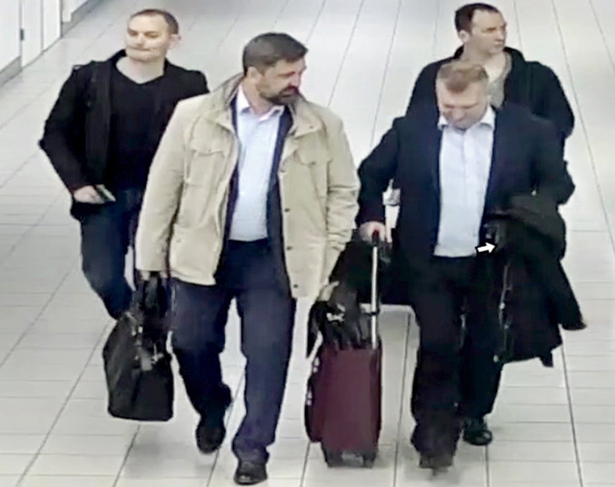 The four GRU officers entered the Netherlands at Amsterdam's Schiphol airport in April
