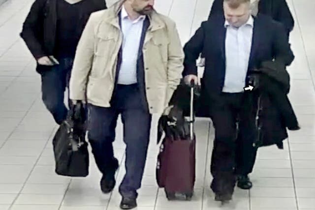 The four GRU officers entered the Netherlands at Amsterdam's Schiphol airport in April