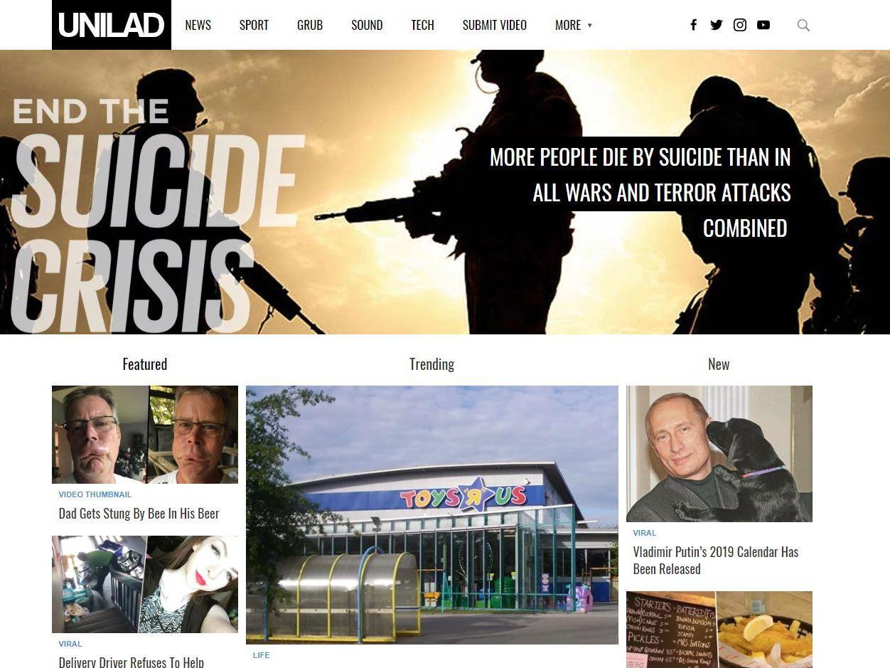 Unilad is one of the biggest publishers on Facebook