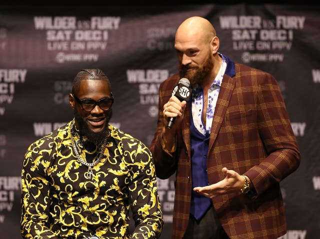 Fury faces Deontay Wilder on 1 December in California 