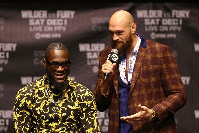 Fury faces Deontay Wilder on 1 December in California 