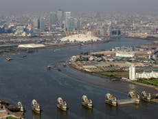 London under threat of ‘sinking’ as sea levels rise, report finds