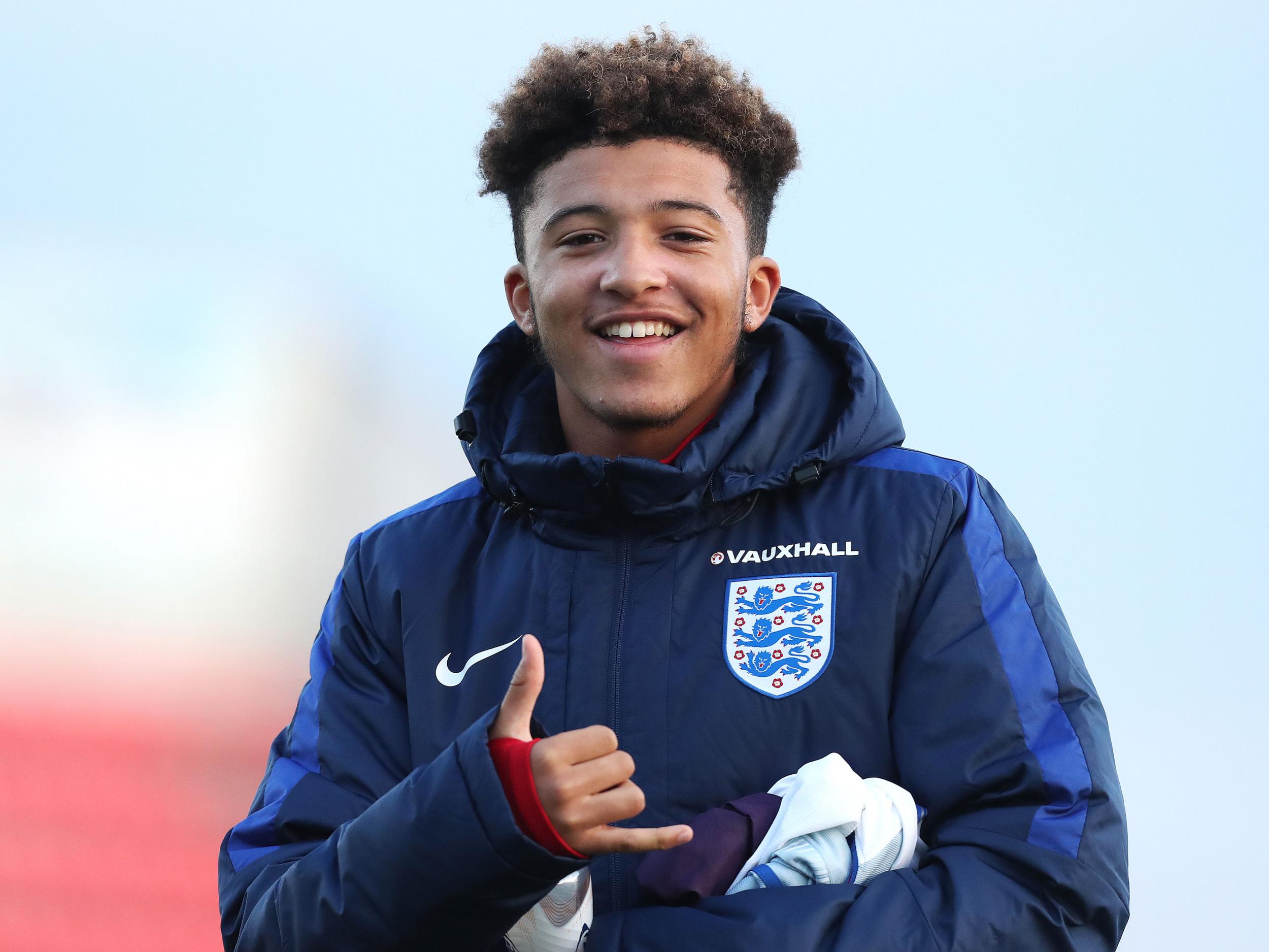 Sancho has never even been capped by England at U21 level