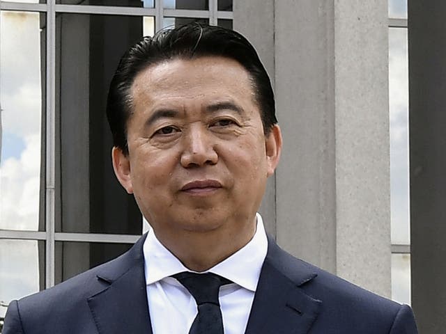 Meng Hongwei lived in Lyon with his wife and children.
