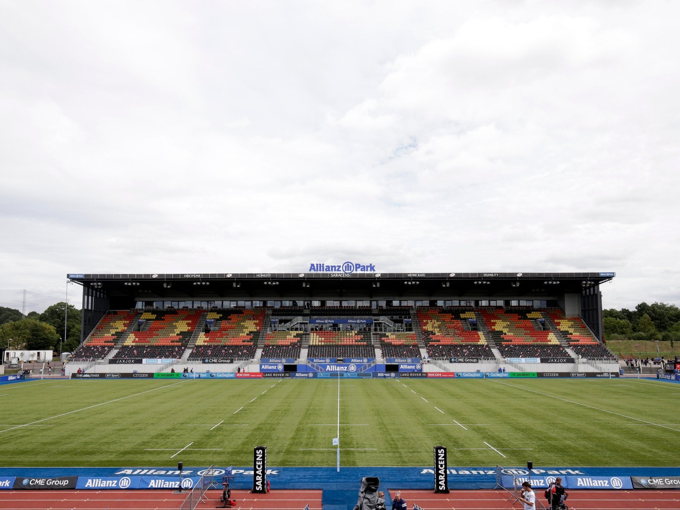 Saracens installed their artificial pitch at Allianz Park in 2013