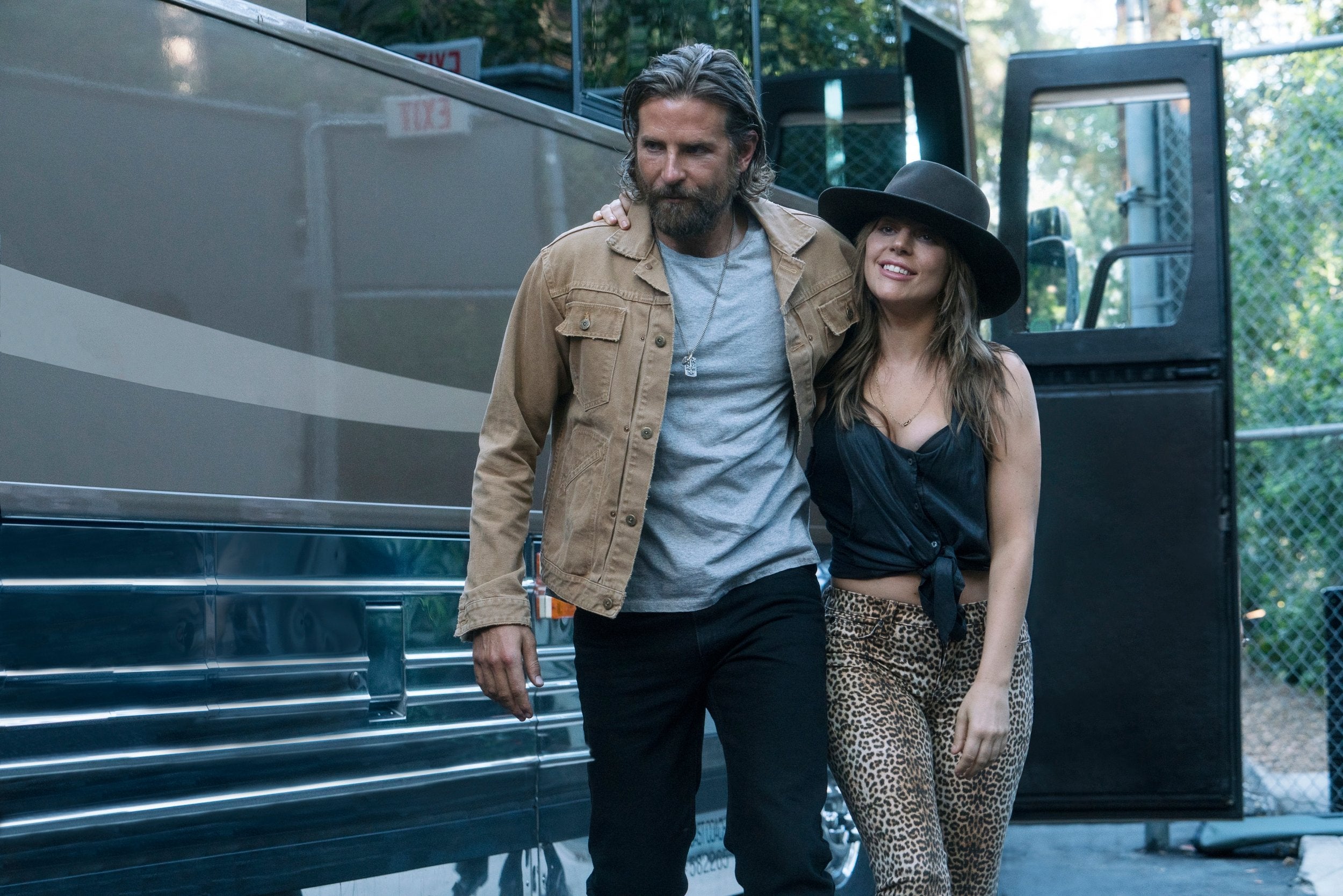 Bradley Cooper and Lady Gaga star as a alcoholic musician and an aspiring singer in the 2018 remake