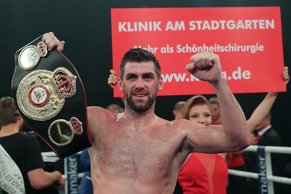 Rocky Fielding after defeating Tyron Zeuge