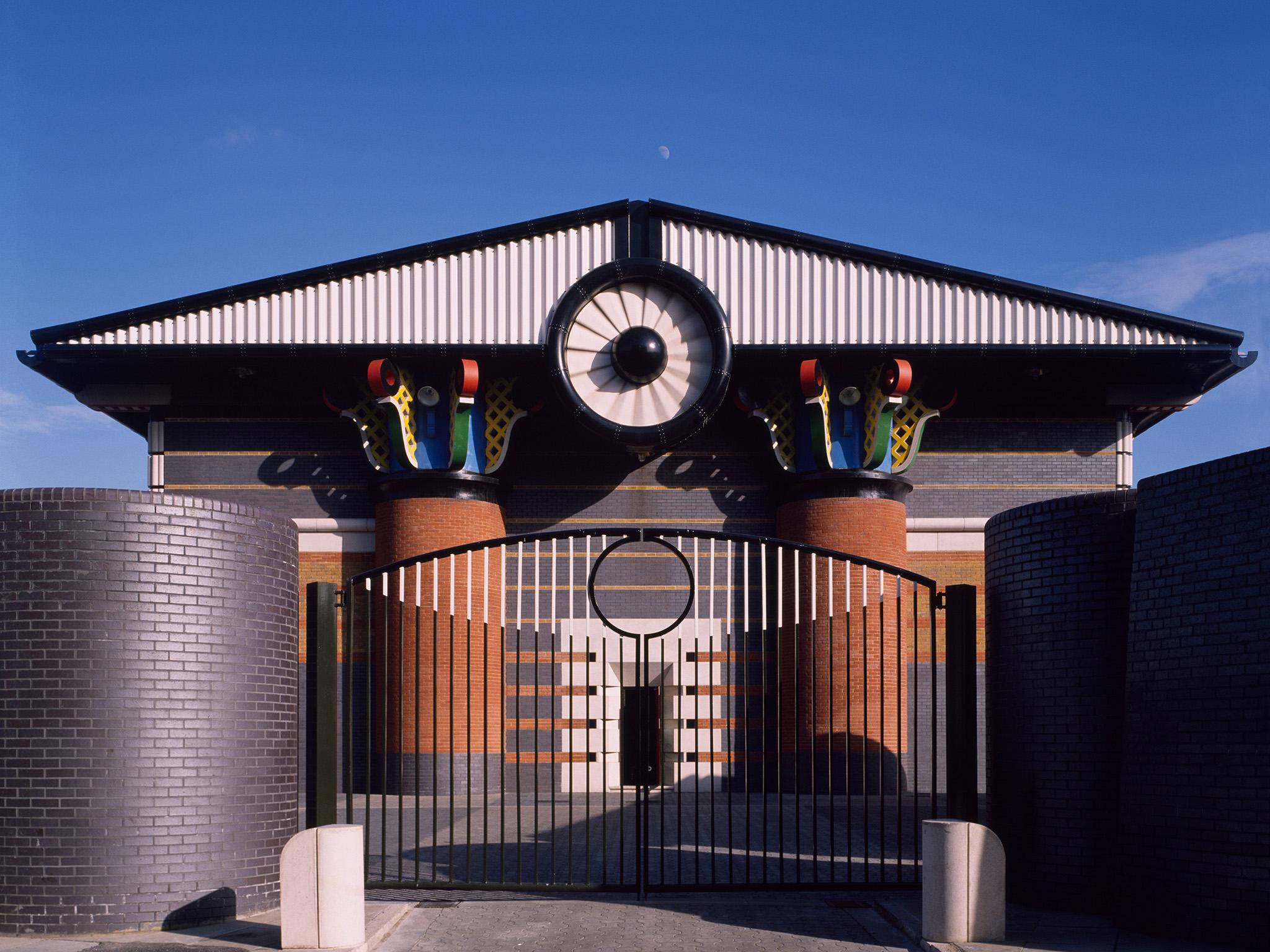 Egyptian temple or pumping station? John Outram’s Isle of Dogs building was grade II listed in 2017 (Alamy)