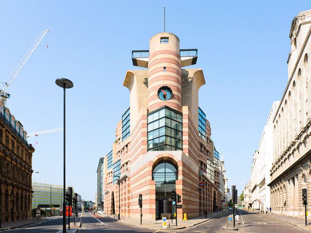 James Stirling’s No 1 Poultry is considered one of the greatest masterpieces of the postmodernist style in London