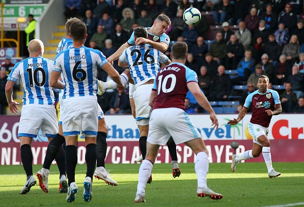 Sam Vokes broke the deadlock for Burnley