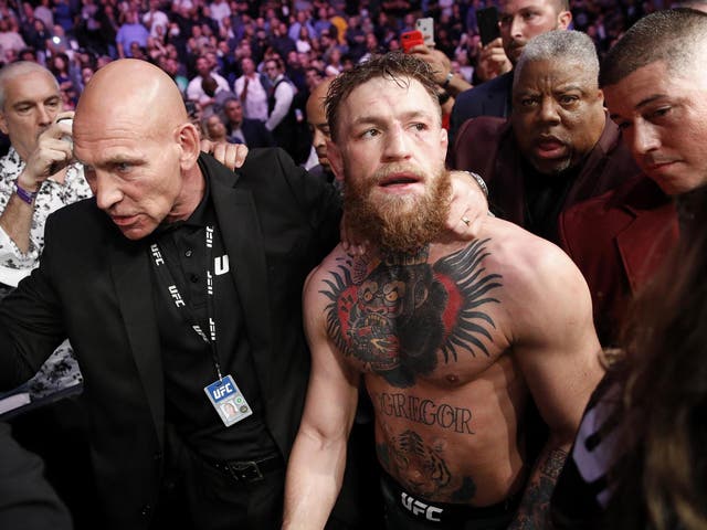 Conor Mcgregor Vs Khabib Result Nurmagomedov Attacks Rivals In Brawl After Ufc Lightweight Title Fight The Independent The Independent Mcgregor vs khabib / post fight after ufc 229. conor mcgregor vs khabib result