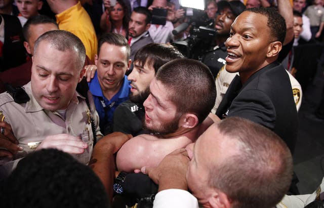 Khabib Nurmagomedov Threatens To Quit Ufc After Conor Mcgregor Brawl The Independent The Independent Mcgregor looks dejected after defeat. quit ufc after conor mcgregor brawl
