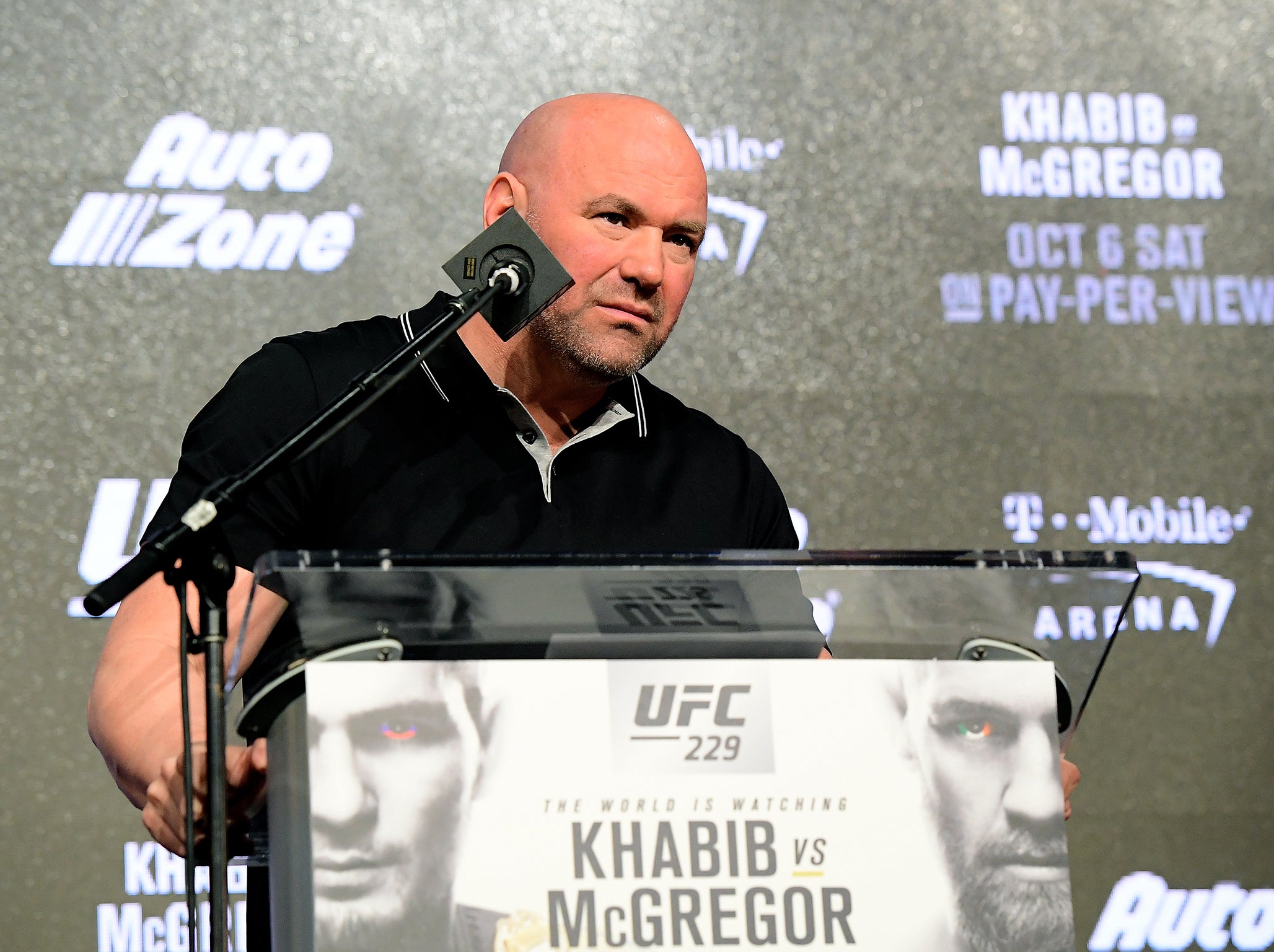 Dana White was furious with Khabib's action