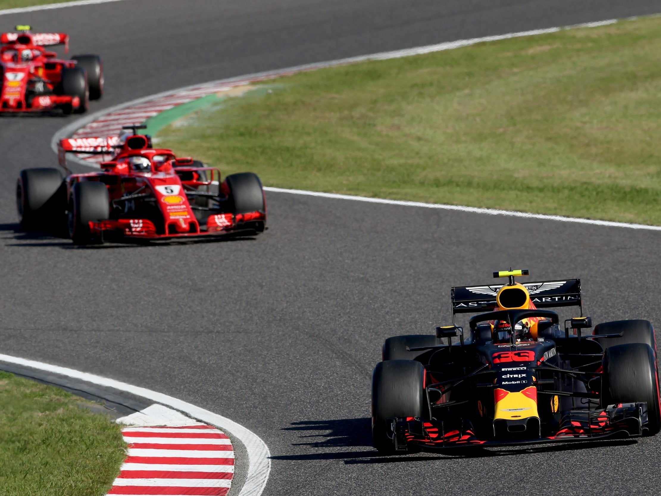 Max Verstappen defended himself against both Ferrari drivers
