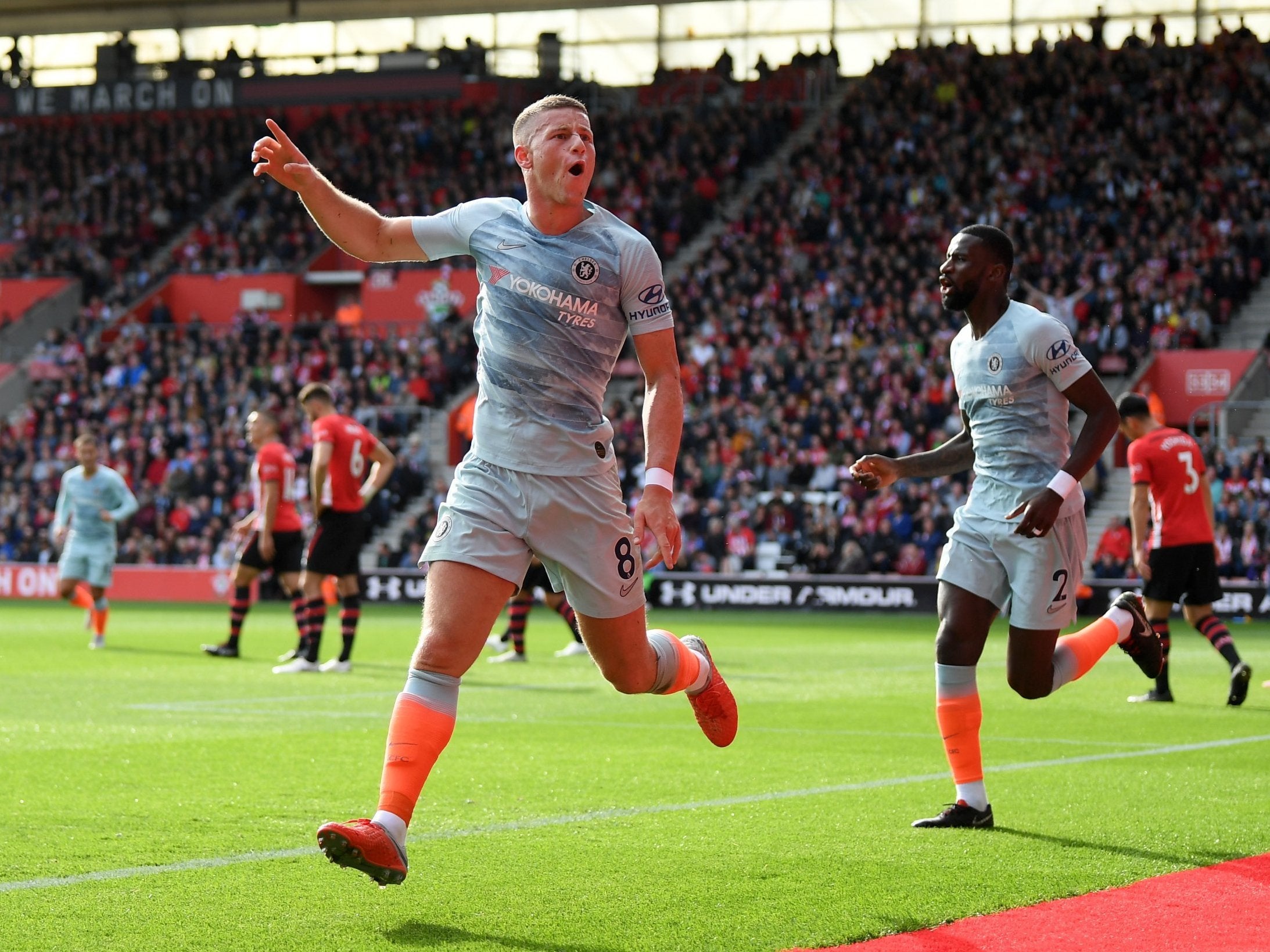 Ross Barkley made one Chelsea goal and scored the other (Getty Images)