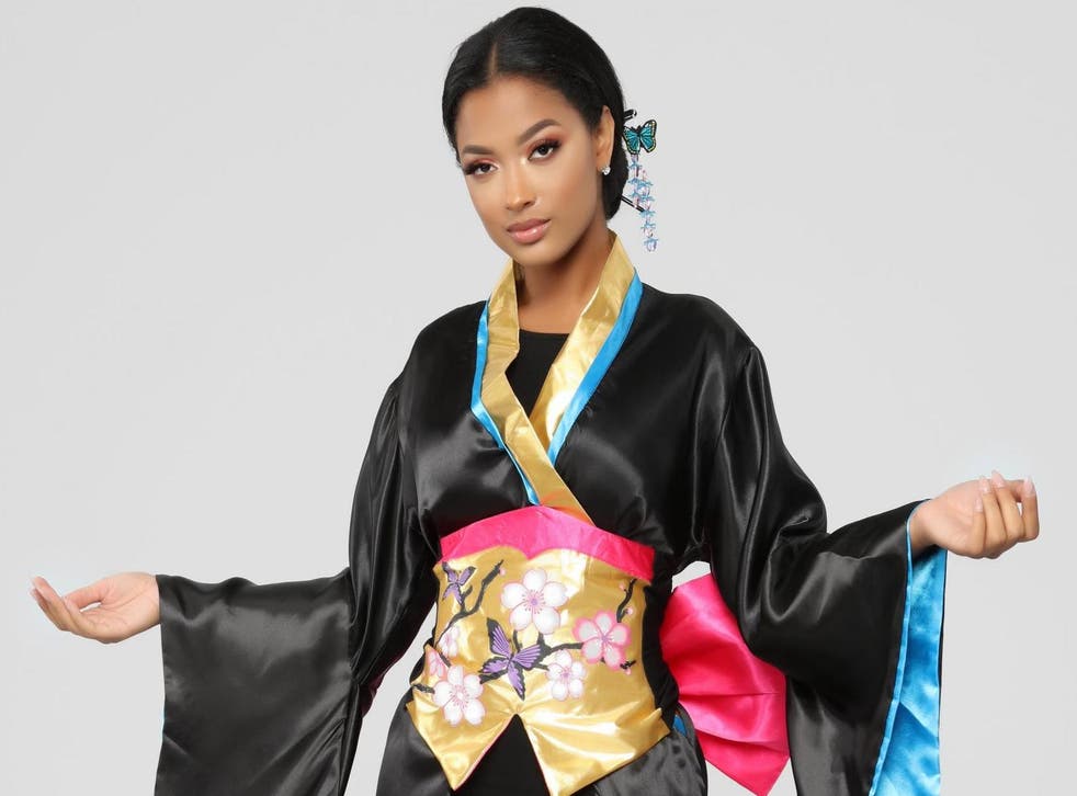 van mening zijn eeuwig Hesje Fashion Nova sparks controversy with 'racially insensitive' geisha costume  | The Independent | The Independent