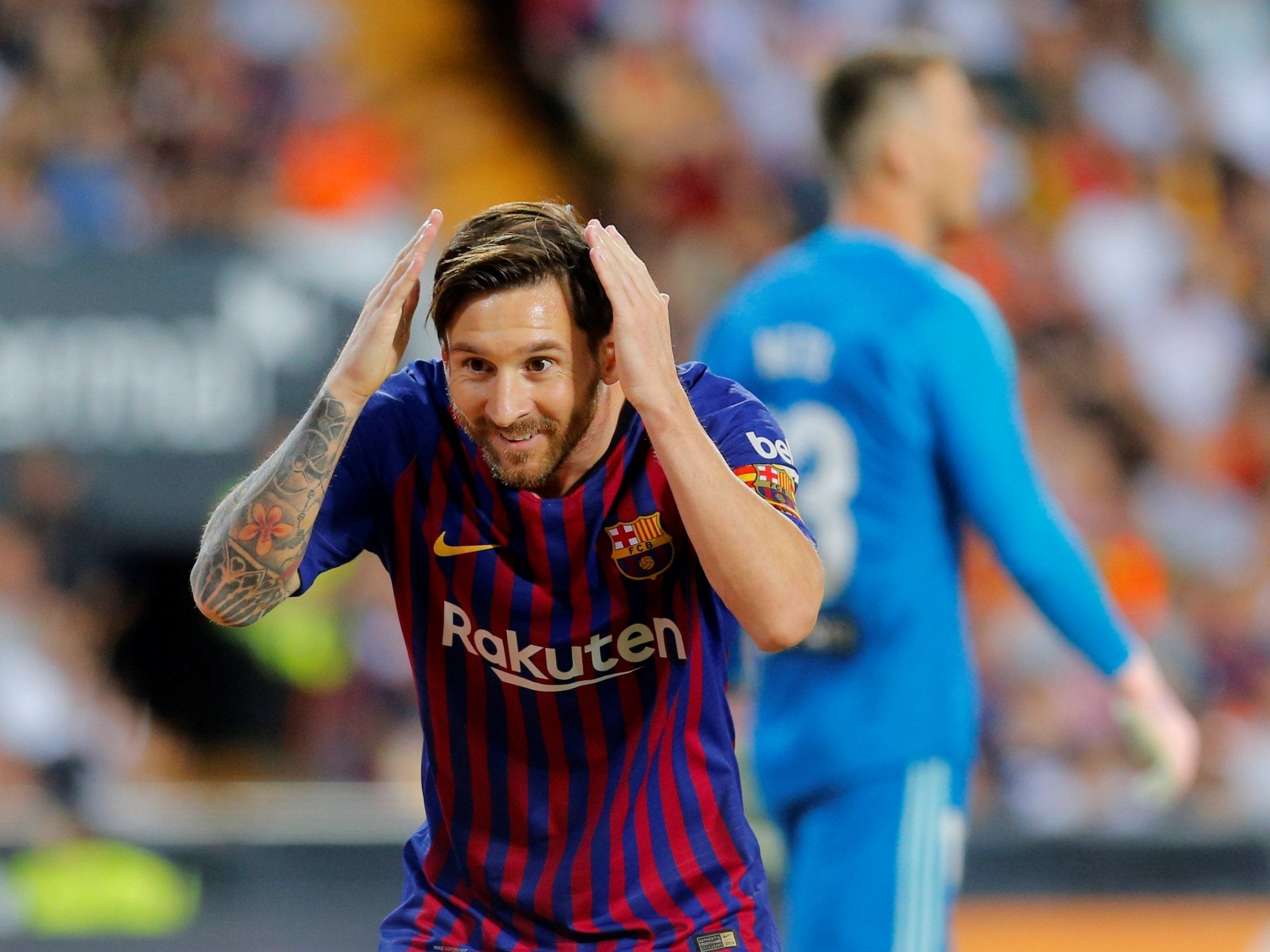 Valencia Vs Barcelona La Liga As It Happened The Independent