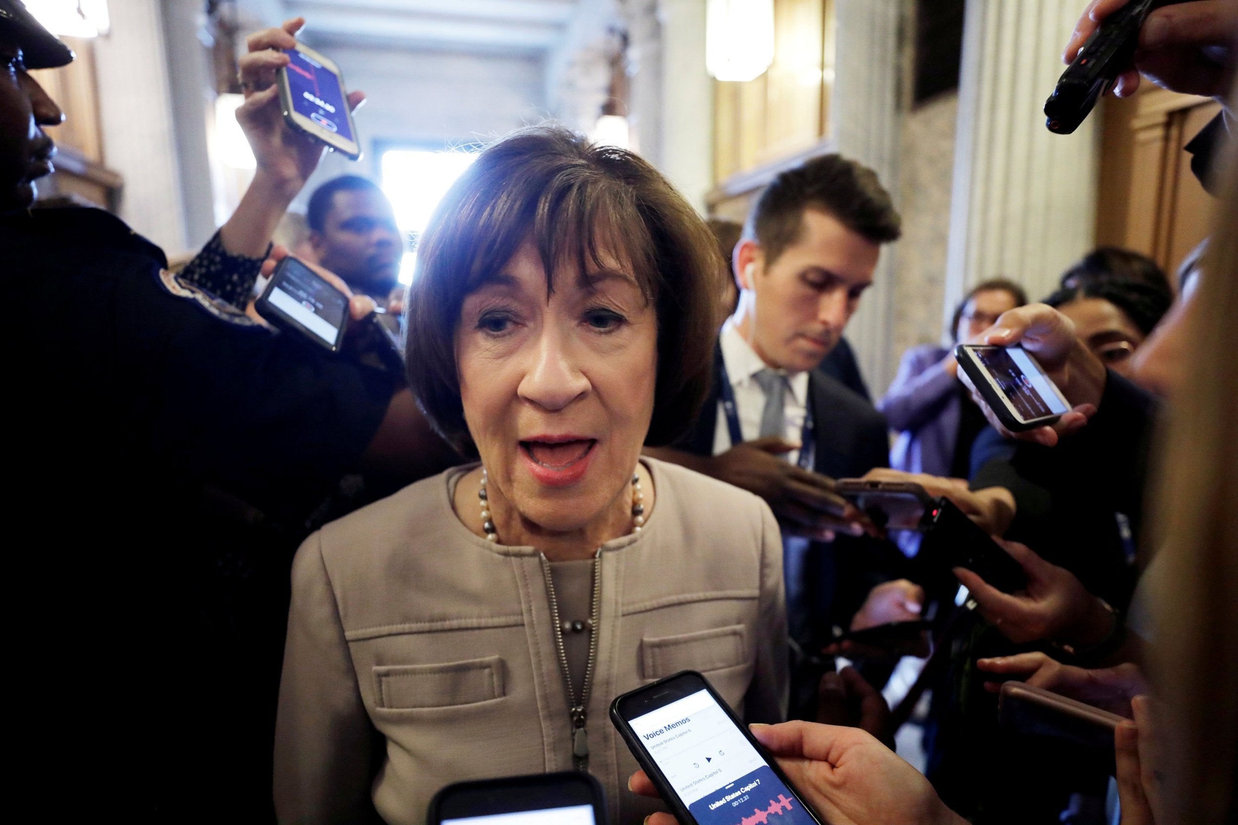 Trump impeachment: Key swing-vote senator votes to acquit president on both articles